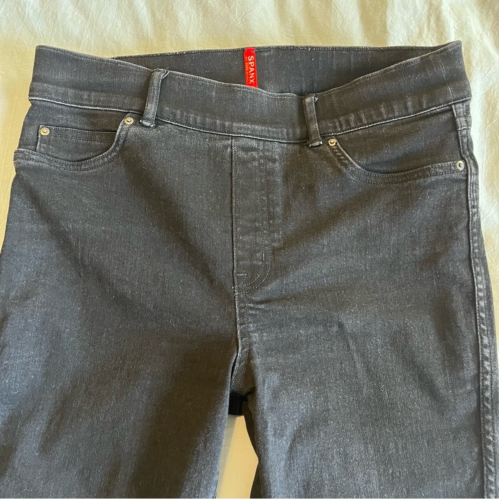 SPANX‎ Women’s Skinny Black Shapewear Jeans. Size Large. - Picture 4 of 14